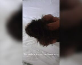 Fucking her hard from behind after a break