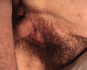 Hairy mature Inge V2 - Creampied