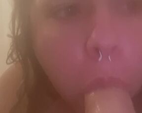 POV: me Sucking your Dick in the Shower