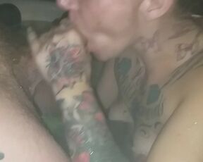 Getting dick sucked in jacuzzi