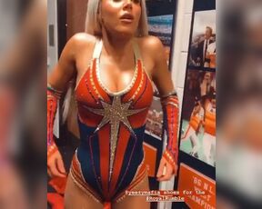 WWE - Lana AKA CJ Perry in Captain Marvel gear, 2020 Royal R