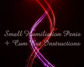 004 - Teaser - Small Humiliation Penis (SPH) - Cum Eat Instruction (CEI)