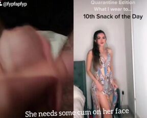 Tik Tok Cumslut Jerk off Challenge/cum Tribute