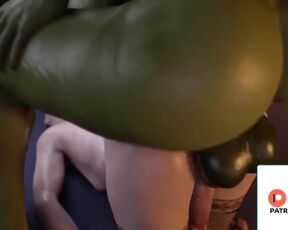 FUTANARI FUCKED IN ANAL BY FUTA ORC GIRL IN THE HOUSE - HOTTEST FUTANARI HENTAI 3D ANIMATED 60FPS