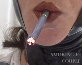 Smoking fetish cigarette light up compilation